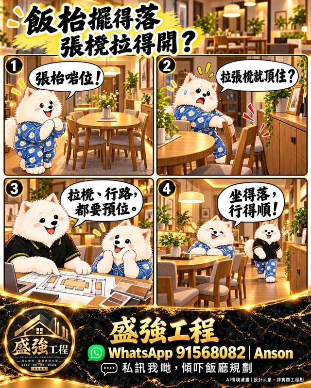 飯廳規劃四格漫畫縮圖